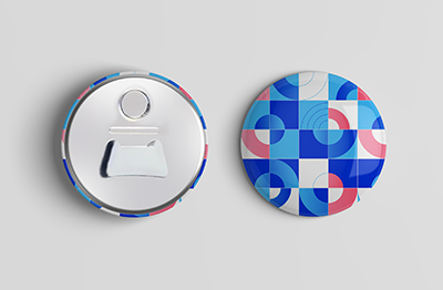 Badge décapsuleur