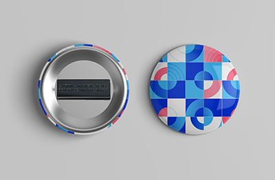 Badge attache aimant