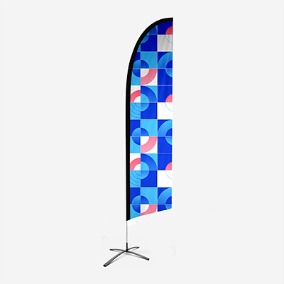 impression beachflag plume eco S pas cher