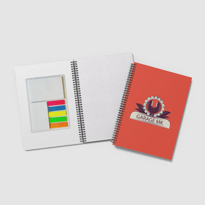 Bloc-Notes Personnalisé Cimpress A5 – 50 Feuilles Sans Acide – Ajoutez Logo, Nom Ou Image – Idéal Bureau & École