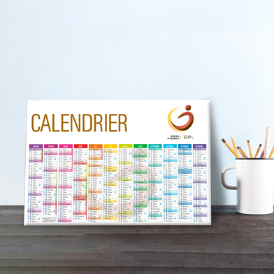 impression calendrier rembordé pas cher