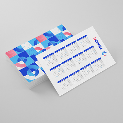 impression calendrier carte de visite pas cher