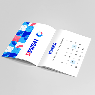impression calendrier agrafe pas cher