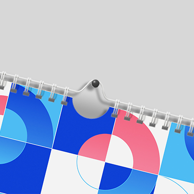 impression calendrier imprimé avec accroche pas cher