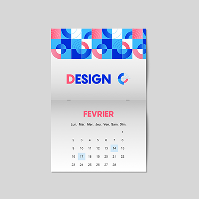 calendrier mural encolle zoom pas cher