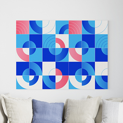 impression toile de peintre en situation pas cher