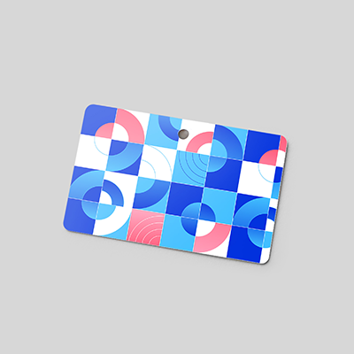 impression perforation badge PVC pas cher