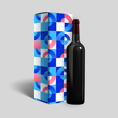 impression coffret bouteille en situation pas cher