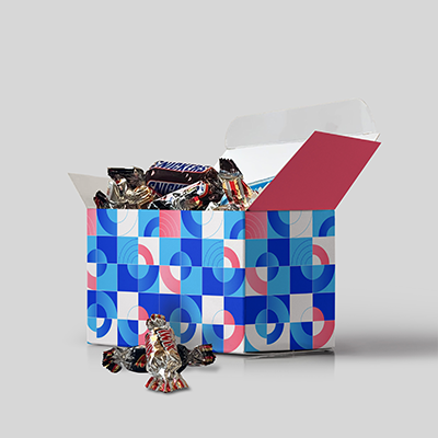 impression coffret friandises célébration pas cher