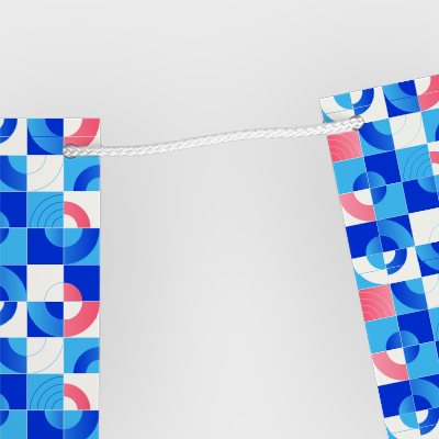 zoom guirlande papier personnalisée pas cher