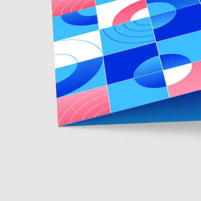 impression pochette rabat coin pas cher