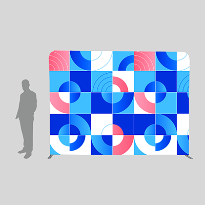 impression stand tubulaire droit 2.4x2.3 pas cher