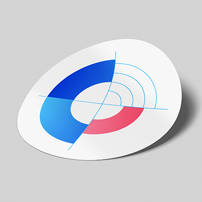Autocollant Rond Vendée - Drapeau, Armoiries Royales - Diamètre 9 Cm - Neuf