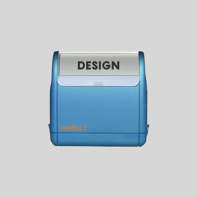 impression tampon automatique M2 bleu pas cher